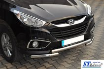Hyundai IX-35 2010–2015 Sprednji zaščitni lok ST014-1 (nerjavno jeklo) fotografija 4