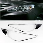 Hyundai Sonata YF 2010–2014 Kromirane obrobe žarometov (2 kosa, plastika) fotografija 1