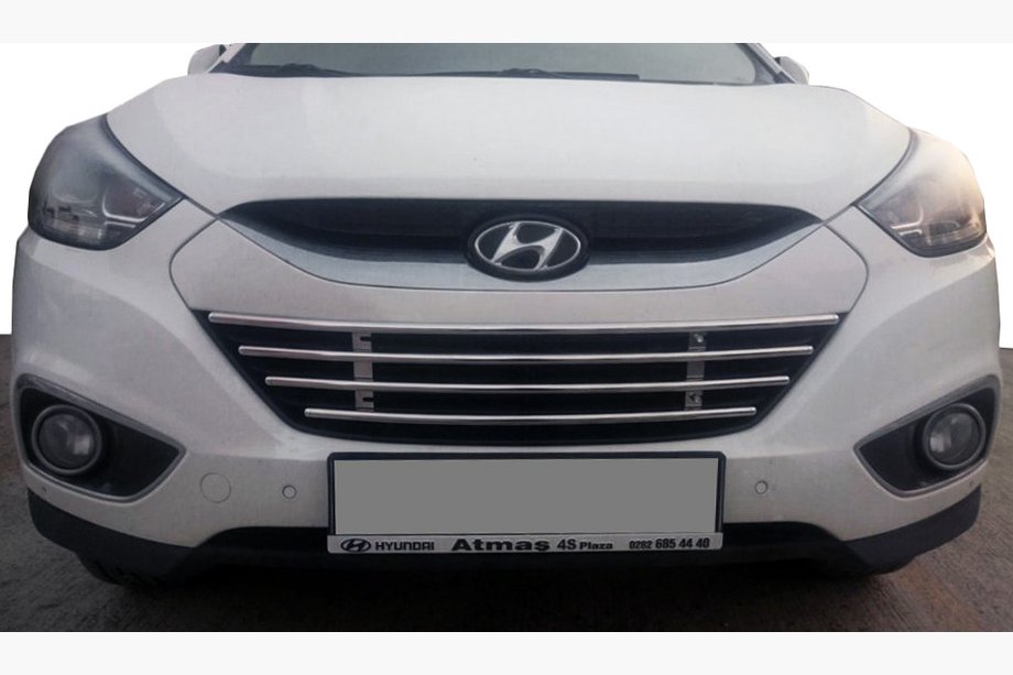 Hyundai IX-35 2010–2015 Mrežica za odbijač (nerjavno jeklo) Image