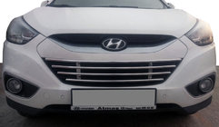 Hyundai IX-35 2010–2015 Mrežica za odbijač (nerjavno jeklo) fotografija 1