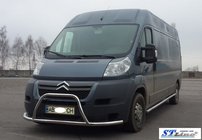 Fiat Ducato 2006–2025 Sprednji zaščitni lok ST019 (nerjaveče jeklo) fotografija 3