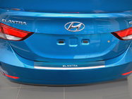 Hyundai Elantra (MD/UD) 2011–2015 Nerjavno jeklo zaščitna letev zadnjega odbijača z zavihkom Nataniko (2014-2015) fotografija 1