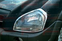 Hyundai Tucson JM 2004– Kromirane obrobe žarometov (2 kosa, plastika) fotografija 1