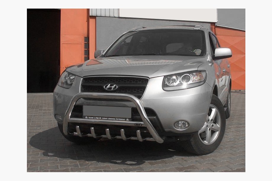 Hyundai Santa Fe 2 2006–2012 Prednji zaščitni lok WT003 (nerjavno jeklo) Fotografija 3