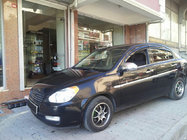 Hyundai Accent 2006–2010 Kromirane obloge kljuk vrat (4 kosi) OmsaLine - italijansko nerjavno jeklo fotografija 4