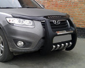 Hyundai Santa Fe 2 2006–2012 Prednji zaščitni lok (poliuretan) fotografija 1