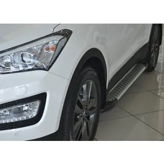 Stranske stopnice Allmond Grey (2 kosa, aluminij)
