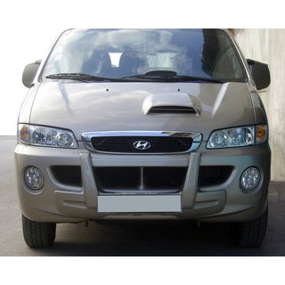 Sredinski lip spojler sprednjega odbijača (za lakiranje) Hyundai H200, H1, Starex 1998–2007 fotografija 1