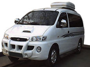 Hyundai H200, H1, Starex 1998–2007 Sredinska lipa odbijača z izrezi za meglenke (za lakiranje) fotografija 1
