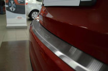 Kia Cerato 3 2013–2018 Nerjaveča letev za zadnji odbijač z zavihkom Nataniko (nerjavno jeklo) fotografija 1