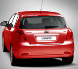 Kia Ceed 2007–2012 Zaščitna letev roba prtljažnika (HB, inox) fotografija 1