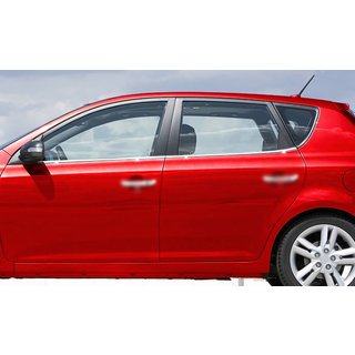 Okenske obrobe (4 kos, nerjavno jeklo) Kia Ceed 2007–2012 fotografija 2