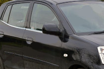 Kia Picanto 2004–2011 Spodnje okenske letvice (4 kos, nerjavno jeklo) fotografija 1