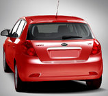 Kia Ceed 2007–2012 Okrasna letvica nad registrsko tablico (HB, nerjaveče jeklo) fotografija 1