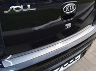 Kia Soul I 2008–2013 Natanika zaščitna letev zadnjega odbijača (nerjavno jeklo) fotografija 1
