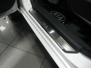 Kia Soul II 2013–2018 Natanika Premium letve pragov (4 kosi, nerjavno jeklo) fotografija 2