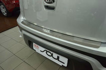 Kia Soul II 2013–2018 Nerjaveča obloga zadnjega odbijača z zavihkom Natanika fotografija 1