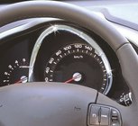 Kia Rio 2012–2017 Obroba merilnika hitrosti (nerjavno jeklo) fotografija 2