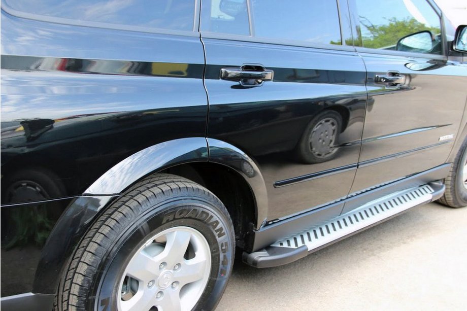 SsangYong Kyron 2005–2014 Stranske stopnice Line (2 kosa, aluminij) Image