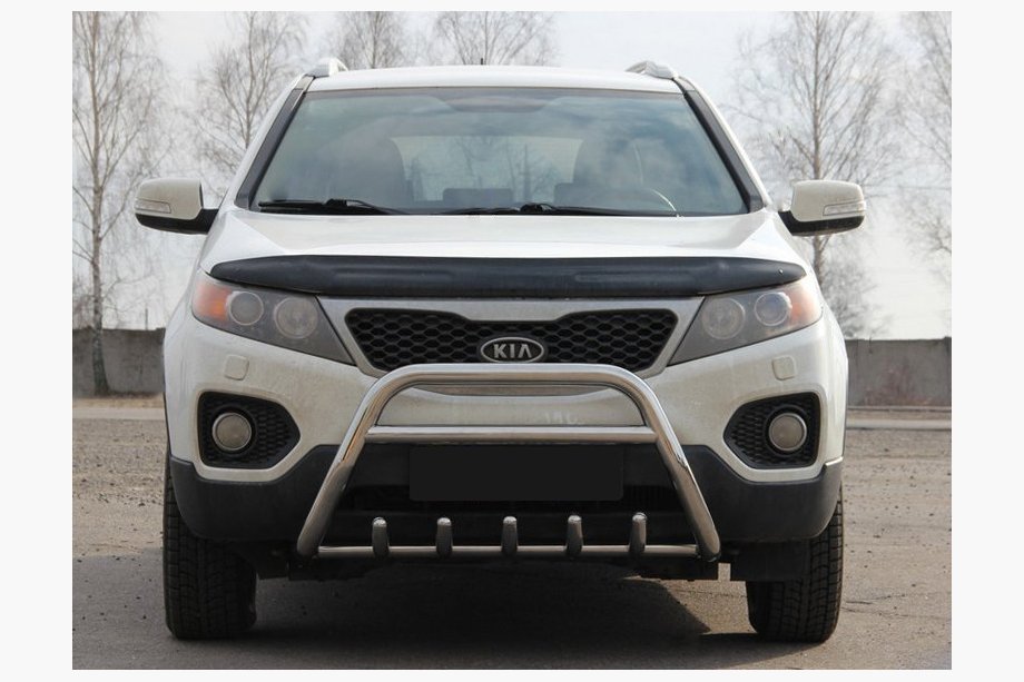 Kia Sorento II XM 2009–2014 Prednji zaščitni lok WT003 (nerjavno jeklo) Image