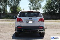 Kia Sorento II XM 2009–2014 Zadnji zaščitni lok AK003-2 (nerjavno jeklo) fotografija 6
