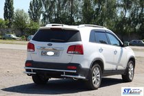Kia Sorento II XM 2009–2014 Zadnji zaščitni lok AK003-2 (nerjavno jeklo) fotografija 7