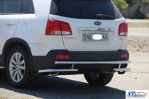 Kia Sorento II XM 2009–2014 Zadnji zaščitni lok AK003-2 (nerjavno jeklo) fotografija 8