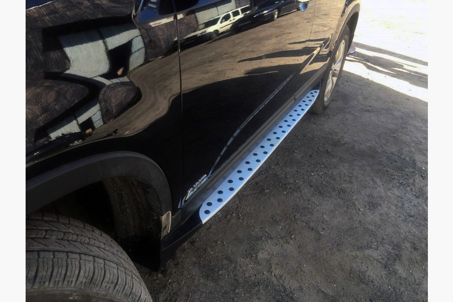 Kia Sorento II XM 2009–2014 Stranski pragovi Niken BMW style 2010-2013 (2 kos, plastika) Image