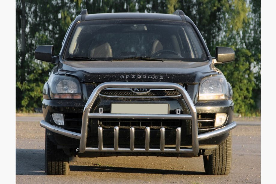 Kia Sportage 2004–2010 Kenguru lok WT003 Special (nerjaveče jeklo) Image