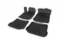 Seat Ibiza 2002–2009 Gumijaste preproge za kabino z visokim robom (4 kosi, Polytep) fotografija 1