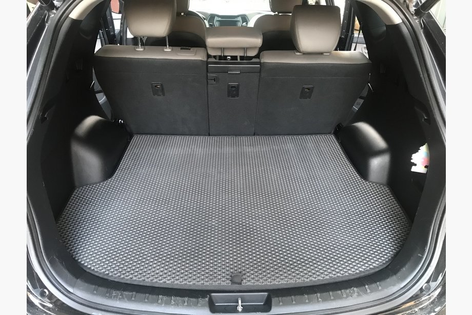 Hyundai Santa Fe 3 2012–2018 Prtljažna preproga (EVA, črna) (5 sedežev) Image
