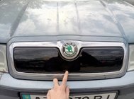 Skoda Octavia I Tour A4 1996–2010 Zimska zaslonka hladilnika (zgornja) mat fotografija 5