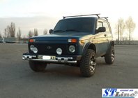 Lada Niva in Urban 1977– Sprednji zaščitni lok ST015 (nerjaveče jeklo) fotografija 2