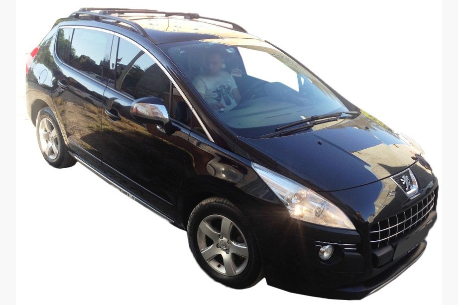 Peugeot 3008 2008–2016 Strešni relingi Skyport Black Image