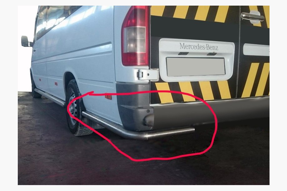 Mercedes Sprinter W901/902/903/904/905 1995–2006 Zadnji vogalni zaključki AK-SO (nerj.) Image