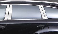Audi Q7 2005–2015 Obloge stebričkov vrat (nerjavno jeklo) fotografija 4