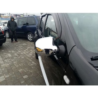 Kromirani pokrovi ogledal (2 kos) V-2 fotografija 2