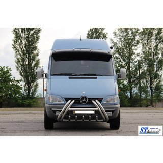 Prednji zaščitni lok (bullbar) Kelebek WT011 (nerjaveče jeklo) Mercedes Sprinter W901/902/903/904/905 1995–2006 fotografija 2