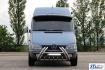 Mercedes Sprinter W901/902/903/904/905 1995–2006 Prednji zaščitni lok (bullbar) Kelebek WT011 (nerjaveče jeklo) fotografija 2