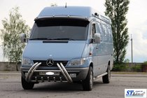 Mercedes Sprinter W901/902/903/904/905 1995–2006 Prednji zaščitni lok (bullbar) Kelebek WT011 (nerjaveče jeklo) fotografija 3