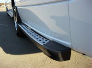 Volkswagen Crafter 2006–2016 Stranski pragovi za zadnjim kolesom DOT-Line (2 kosa, aluminij) fotografija 1