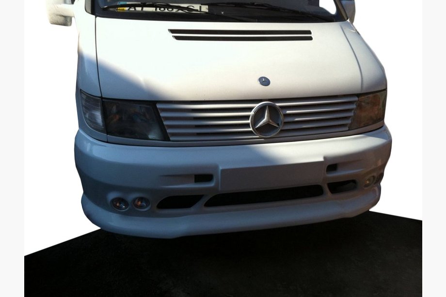 Mercedes Vito W638 1996–2003 Dodatek za sprednji odbijač za 4 meglenke (za barvanje) Image