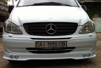 Mercedes Vito W639 2004–2014 Dodatek sprednjega odbijača (za 4 žaromete), za lakiranje fotografija 2