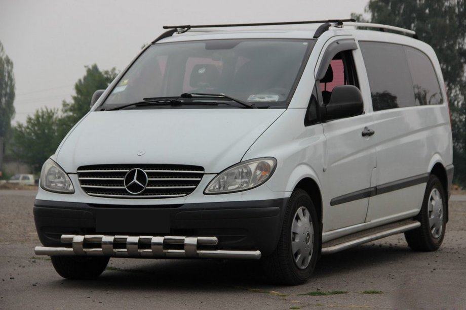 Mercedes Viano 2004–2014 Sprednji zaščitni lok Shark ST015 (nerjavno jeklo) Image