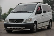 Mercedes Viano 2004–2014 Sprednji zaščitni lok Shark ST015 (nerjavno jeklo) fotografija 1