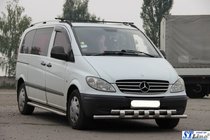 Mercedes Viano 2004–2014 Sprednji zaščitni lok Shark ST015 (nerjavno jeklo) fotografija 3