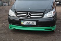 Mercedes Viano 2004–2014 Lip spojler prednjega odbijača Brabos Style (za lakiranje) fotografija 3
