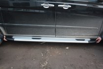 Mercedes Vito W639 2004–2014 Bočne stopnice Bosphorus OLD Grey (2 kosa, aluminij) Dolga (ExtraLong) fotografija 2