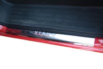 Mercedes Viano 2004–2014 Zaščitne letve pragov Laser-style (2 kosa, jeklo) fotografija 1