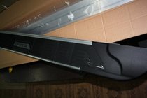 Mercedes Vito W638 1996–2003 Stranske stopnice RedLine Black (2 kosa, aluminij) fotografija 3